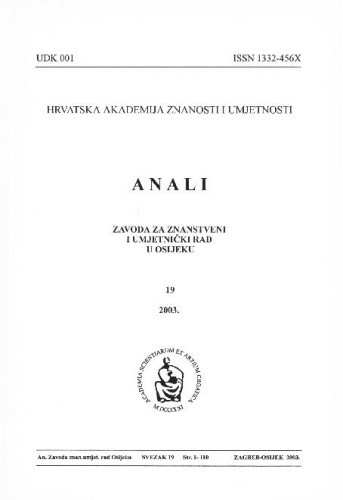 Sv. 19 (2003) / urednici Dragan Dekaris, Julijo Martinčić
