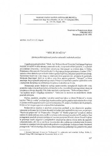 Nek je svašta : zbirka pučkih književnih poučno-zabavnih i nabožnih pričica / Divna Zečević