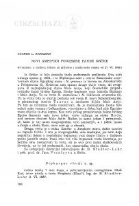 Novi amfipodi podzemne faune Grčke / S. Karaman