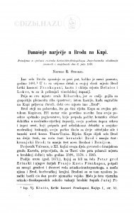 Današnje narječje u Brodu na Kupi / R. Strohal