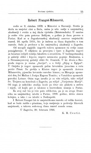 Robert Frangeš-Mihanović / M. Kl. Crnčić