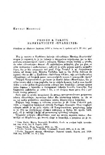 Prinos k tekstu Benetevićeve 