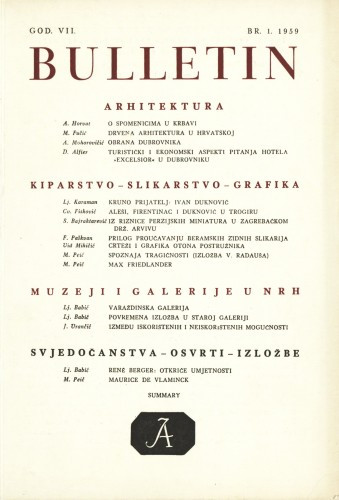God. 7(1959), Br. 1 / [odgovorni urednik Ljubo Babić]