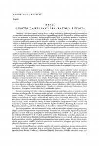 Ivanec : osnovni uvjeti nastanka, razvoja i života = Grundvoraussetzungen für die Entstehung, die Entwicklung und das Leben = Ivanec : basic conditions of beginning, development and life / Andre Mohorovičić