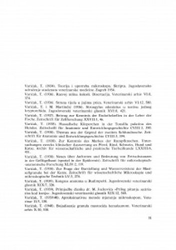 Popis radova Teodora Varićaka