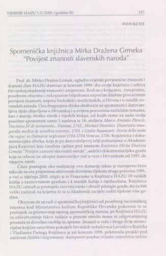 Spomenička knjižnica Mirka Dražena Grmeka 