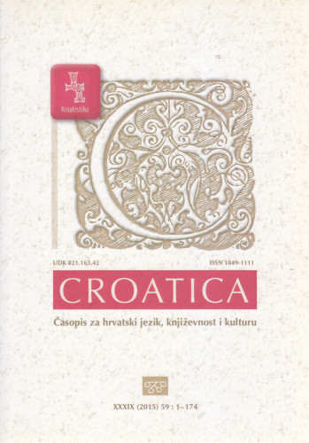 Croatica : časopis za hrvatski jezik, književnost i kulturu