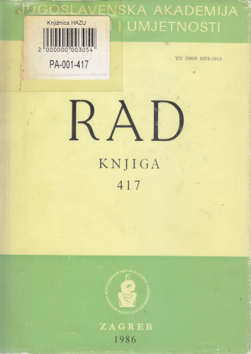 Knj. 23[24!](1986)=knj. 417 / glavni i odgovorni urednik Eugen Pusić