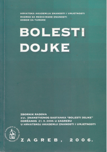 Bolesti dojke : zbornik radova XVI. znanstvenog sastanka 