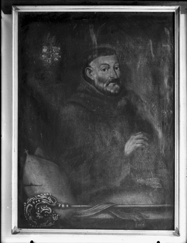 Franjevački samostan (Trsat, Rijeka) : zimski refektorij, Portret fra Franje Glavinića (Serafin Schön)