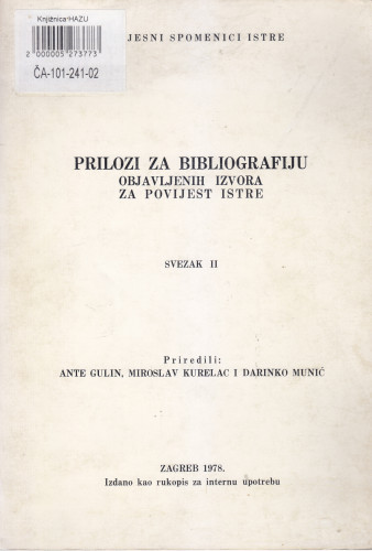 Sv. 2 / Antun Gulin, Miroslav Kurelac, Darinko Munić