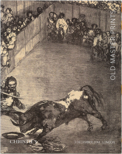 Old Master Prints : Wednesday 3 December 2014 : properties from the estate of Edgar M. Bronfman, the estate of Nuala O'Donnell Pell, the collection of Nathan and Joan Lipson / Christie, Manson & Woods