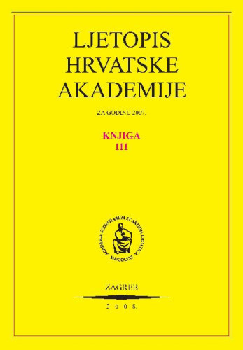 2007. Knj. 111 / urednik Slavko Cvetnić