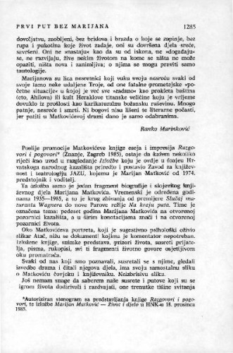 Poslije promocije Matkovićeve knjige / J. Kaštelan