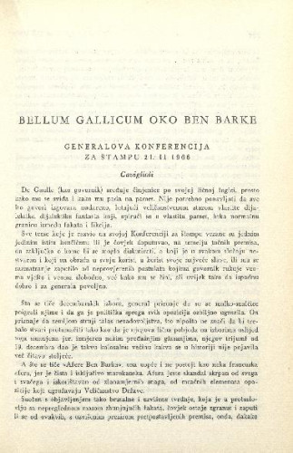 Bellum gallicum oko Ben Barke