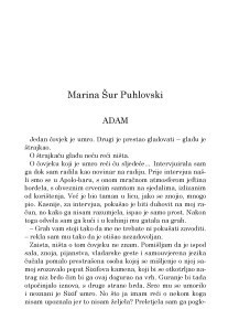 Adam / Marina Šur Puhlovski