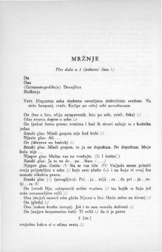 Mržnje / A. B. Šimić