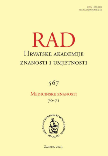 Sv. 70-71 (2025)=knj. 567 / Editor in Chief, glavna i odgovorna urednica Vida Demarin