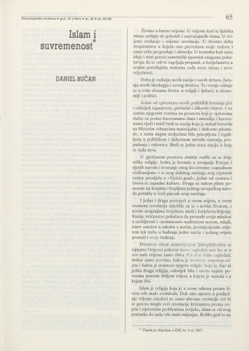 Islam i suvremenost / Daniel Bučan