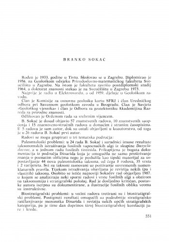 Branko Sokač : [biografije novih članova Akademije]