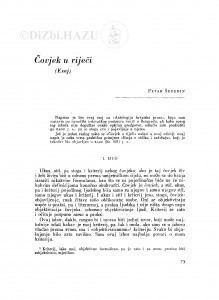 Čovjek u riječi : (Esej) / P. Šegedin