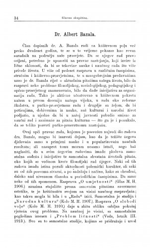 Dr. Albert Bazala / Đ. Arnold