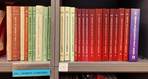 Radovi Zavoda za znanstveni rad Varaždin = Papers of the Institute for Scientific Research Work in Varaždin / Hrvatska akademija znanosti i umjetnosti ; [glavni urednik, editor in chief Stjepan Damjanović]