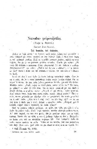 Narodne pripovijetke : (Kale u Bosni) / I. Klarić
