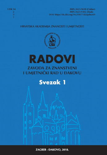 Radovi Zavoda za znanstveni i umjetnički rad u Đakovu ; urednik Franjo Šanjek