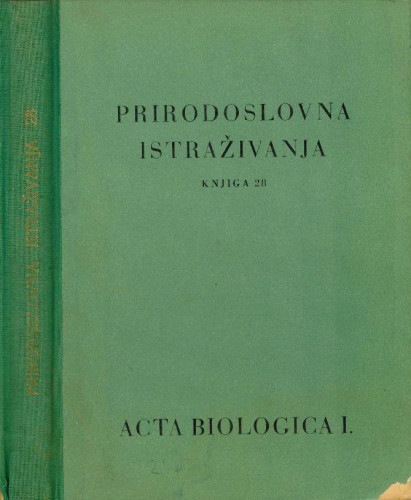 [Vol] 1(1957) / urednik Aleksandar Ugrenović