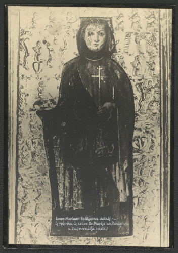 Lovro Marinov: Sv. Stjepan. Detalj triptiha iz crkve sv. Marije na Dančama u Dubrovniku (1465.)