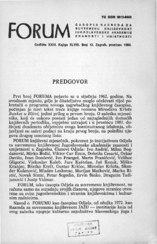 Predgovor / V. Flaker
