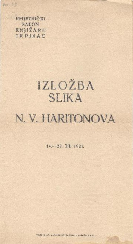 Izložba slika N. V. Haritonova