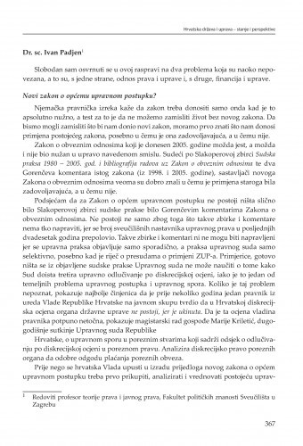 Rasprava : 2. dan / Ivan Padjen, Ivan Koprić, Nives Kopajtich-Škrlec, Anamarija Musa, Božo Gagro, Zvonimir Baletić, Jakša Barbić, Zoran Pičuljan, Gordana Marčetić, Slavica Banić