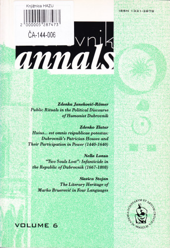 Vol. 6 (2002) / editor in chief Vladimir Stipetić