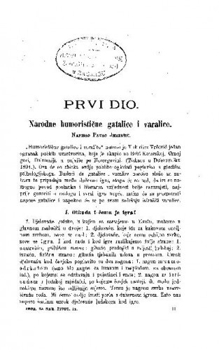 Narodne humoristične gatalice i varalice / P. Jemeršić