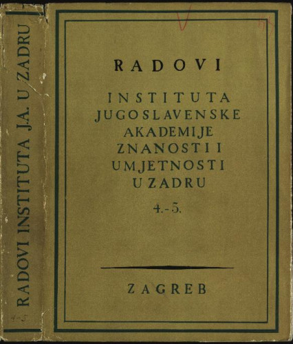 Sv. 4-5(1958-1959) / uredili Grga Novak i Vjekoslav Maštrović