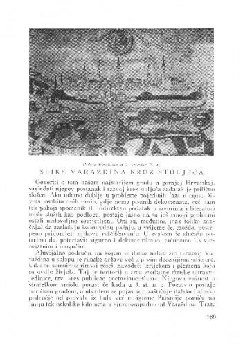 Slike Varaždina kroz stoljeća / Mira Ilijanić