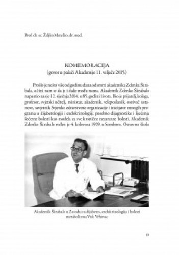 Komemoracija : (govor u palači Akademije 11. veljače 2015.) / Željko Metelko