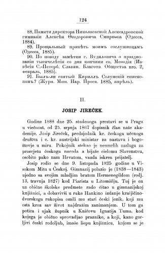 Josip Jireček : [nekrolog]