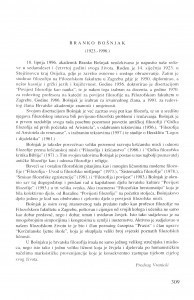 Branko Bošnjak (1923.-1996.) / Predrag Vranicki