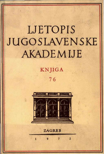1971. Knj. 76 / urednik Miroslav Karšulin