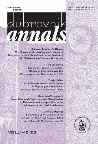 Vol. 23 (2019) / editor in chief Nella Lonza