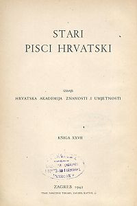 Knj. 1 : Razgovor ugodni / priredio za štampu i uvod napisao T. Matić