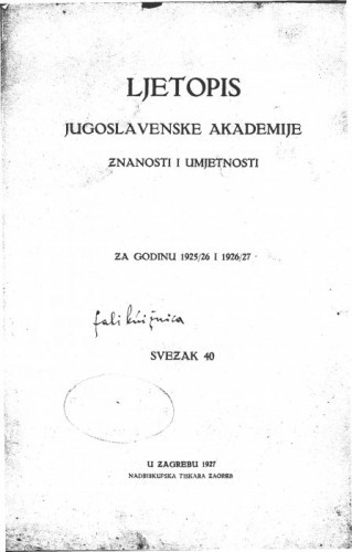 1925/26 i 1926-27. Sv. 40