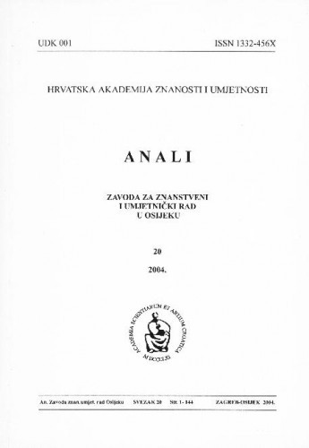 Sv. 20 (2004) / urednici Dragan Dekaris, Julijo Martinčić