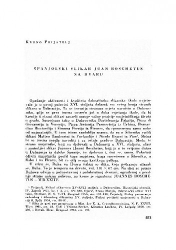 Španjolski slikar Juan Boschetus na Hvaru / Kruno Prijatelj
