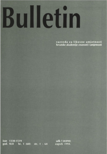 Bulletin Razreda za likovne umjetnosti Hrvatske akademije znanosti i umjetnosti