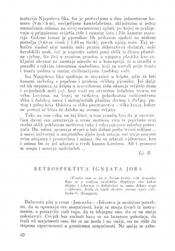 Retrospektiva Ignjata Joba / Jerolim Miše