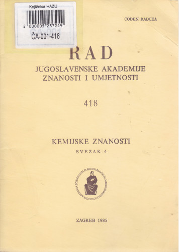 Sv. 4(1985)=knj. 27=knj. 418 / urednik Mihovil Proštenik